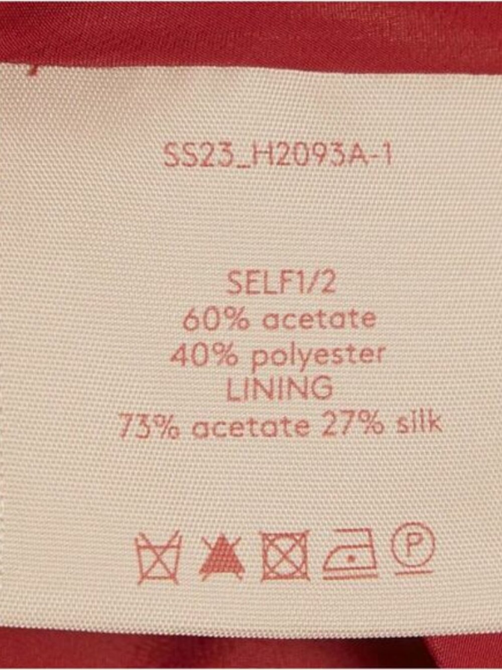 ROKSANDA Luna Midi Dress in Liberty Red Size UK 14 US 10 - Picture 9 of 9